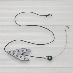 Макушатник оснащений Ластівчин хвіст Sadey, 1 гачок, 110г